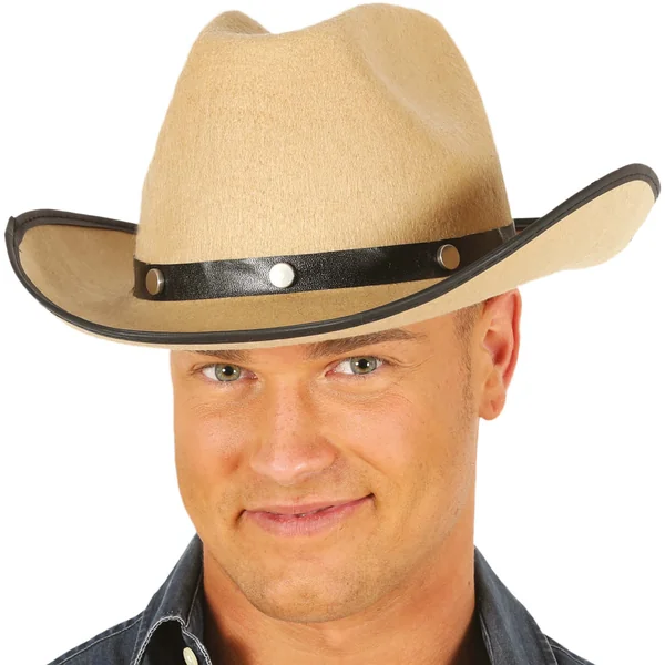 Sombrero de cowboy marrón claro - 59 cm