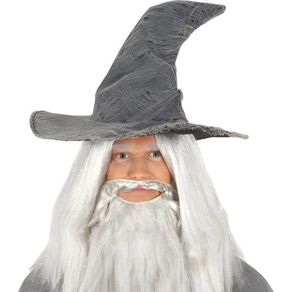 Sombrero de mago gris antiguo