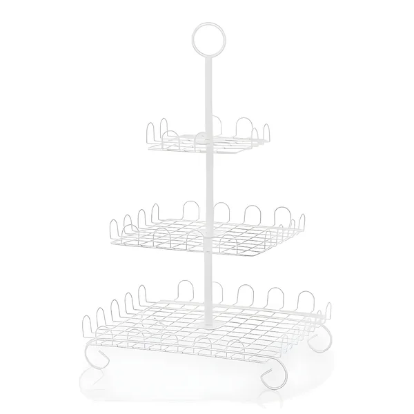 Soporte para cupcakes cuadrado con 3 alturas