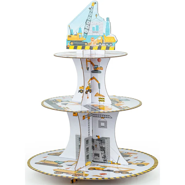 Soporte para cupcakes de Construcción