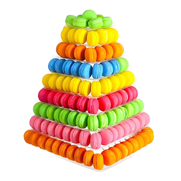 Soporte para macarons de plástico