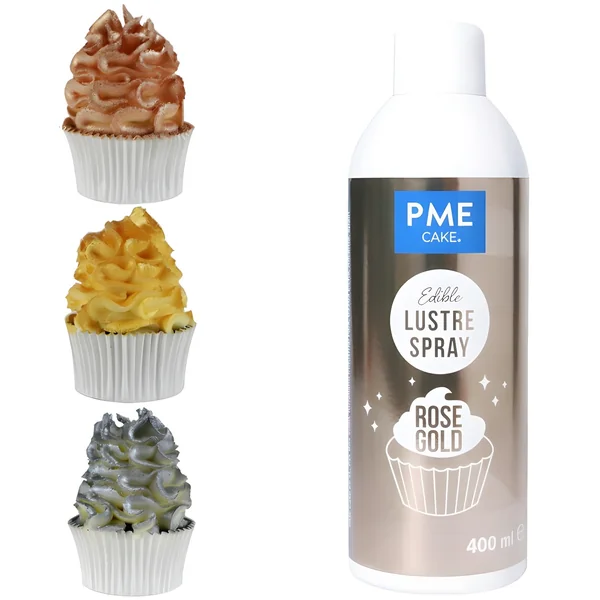 Spray comestible efecto lustre de 400 ml - PME - Imagen 4
