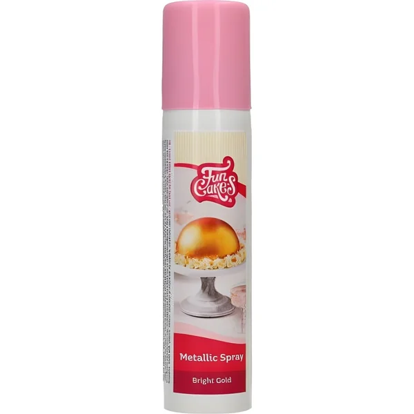 Spray comestible efecto metalizado de 100 ml - FunCakes
