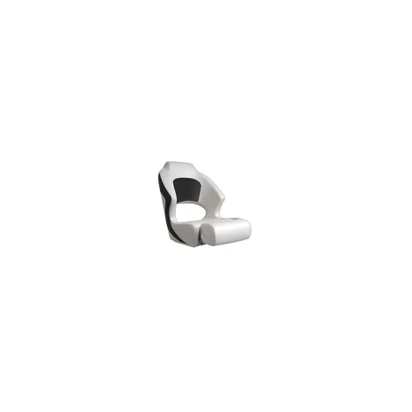 Springfield Asiento para Timonel modelo Sport Pro 'Flip-Up' Blanco/Carbono