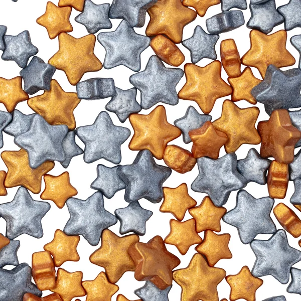Sprinkles de estrellas doradas y plateadas de 25 gr - PME