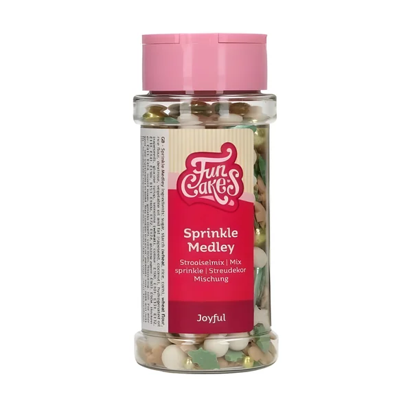 Sprinkles de Medley Joyful de 65 gr - FunCakes - Imagen 2