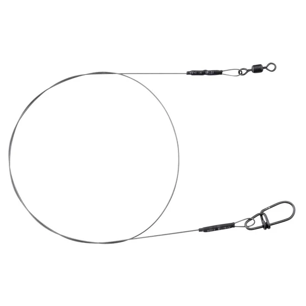 Spro Titanium Leader 1x1 'Matt Black' 30cm 0,30mm (10kg)