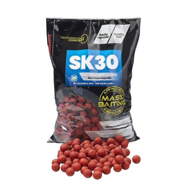 Starbaits PC SK30 Mass Baiting Boilies 20mm (3kg)