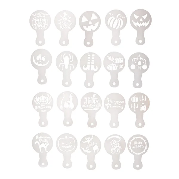 Stencil de figuras de Halloween - 20 unidades