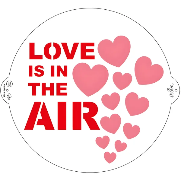 Stencil de Love de 25 cm - Decora