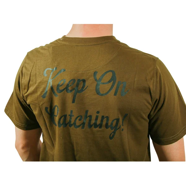 Tactic Carp T-shirt 'Keep on Catching' Green XL