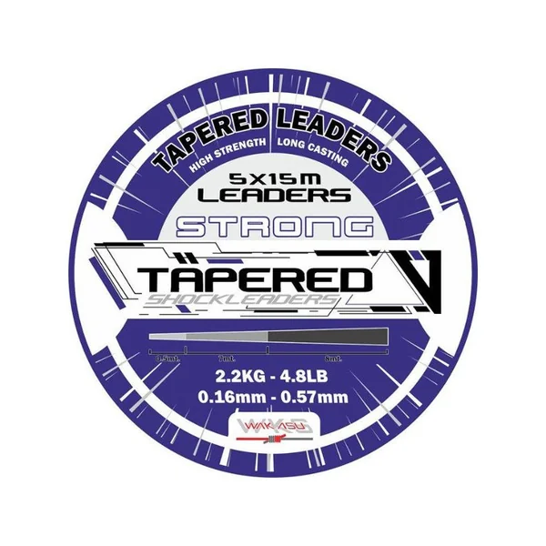 Tapered Leaders Strong Transparente