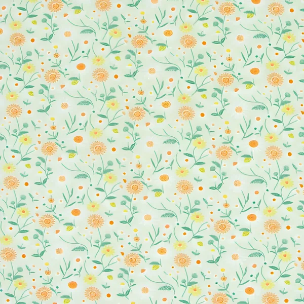 Tela jersey de algodón Marguerites - Katia