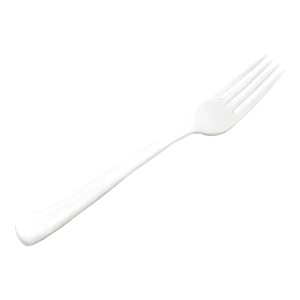 Tenedores de 18,8 cm de plástico blanco - 50 unidades