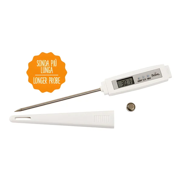 Termómetro digital con sonda para alimentos - Decora