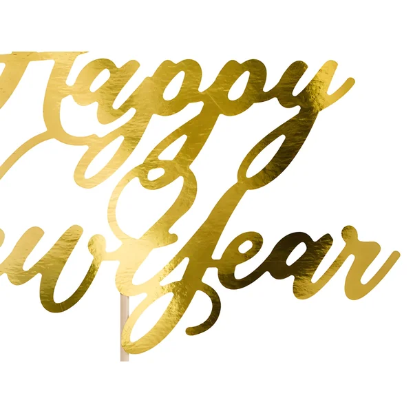 Topper para tarta de Año nuevo - Imagen 2
