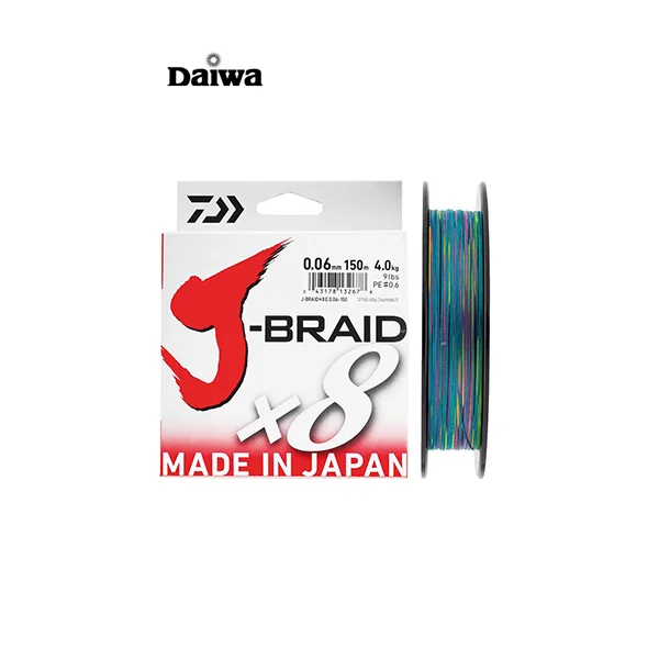 Trenzado Daiwa J-Braid X8 Multicolor 300m