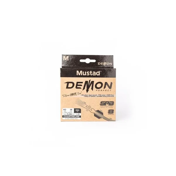 Trenzado Demon Perfect 8X – 150M de Mustad