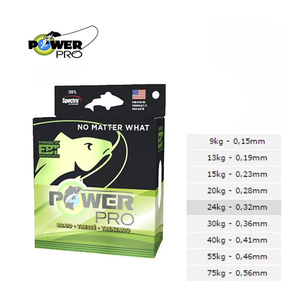 Trenzado Power Pro Moss Green