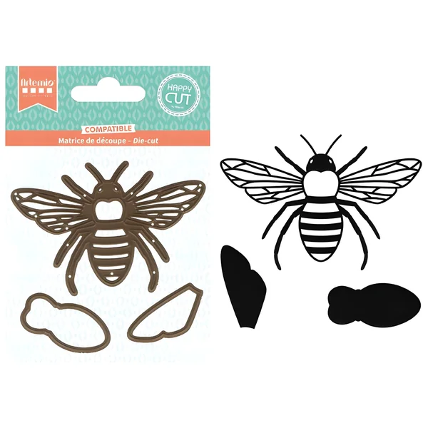 Troquel de abeja - Happy cut Artemio - 3 piezas