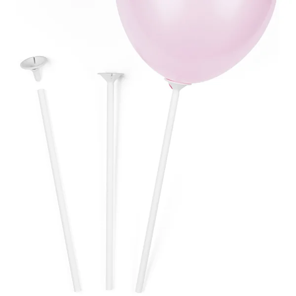 Varilla y soporte para globo de 30 cm - 100 unidades