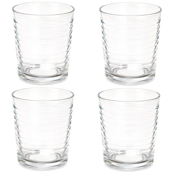 Vaso de 360 ml rayas - 4 unidades