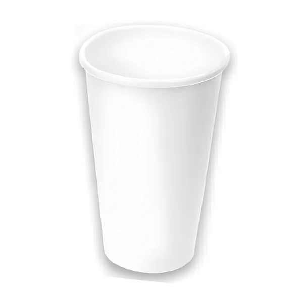 Vasos de 1 L de cartón blanco - 5 unidades