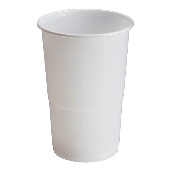 Vasos de 250 ml de plástico blanco - 50 unidades