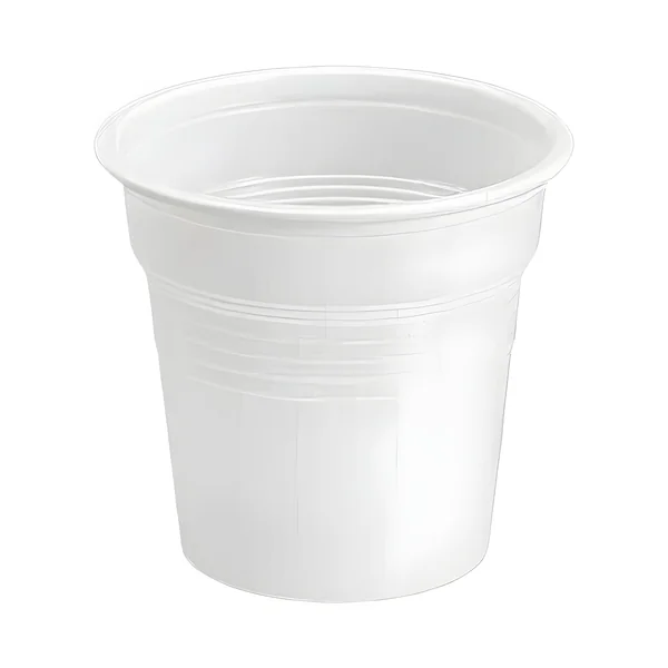 Vasos de 80 ml de plástico blanco - 100 unidades