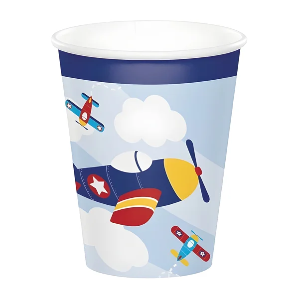Vasos de Aviadores de colores de 250 ml - 8 unidades