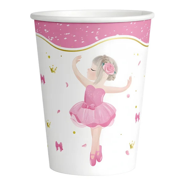 Vasos de Bailarina de 250 ml - 8 unidades