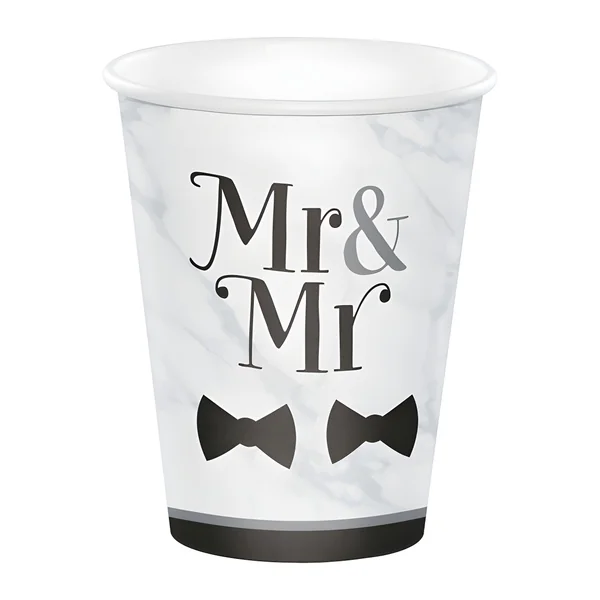 Vasos de Mr & Mr de 354 ml - 8 unidades