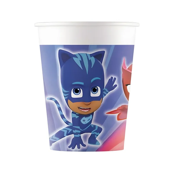 Vasos de PJ Masks de 200 ml - 8 unidades