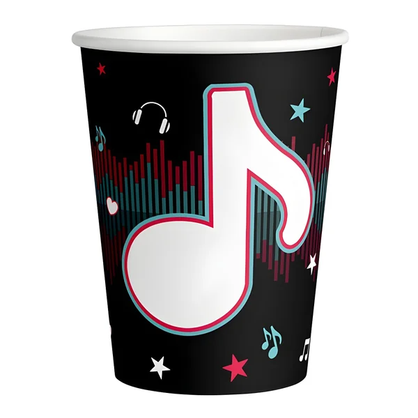 Vasos Tik Tok de 200 ml - 8 unidades