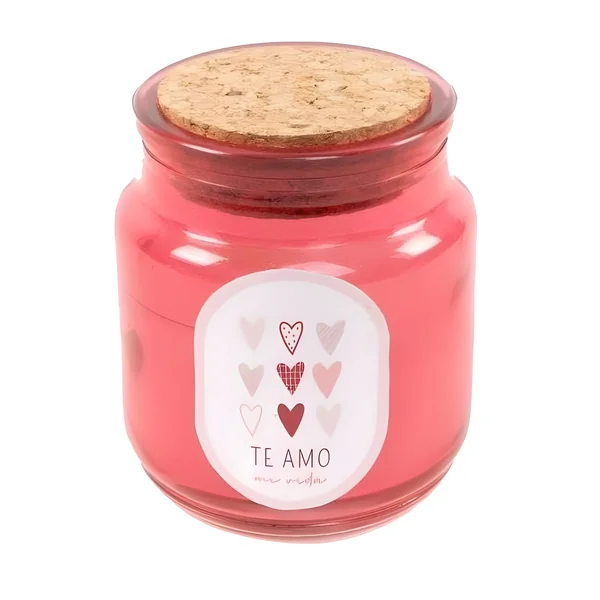 Vela aromática de 7 cm Te amo - DCasa