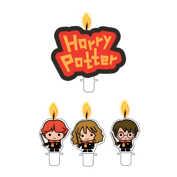 Velas de Harry Potter - 4 unidades
