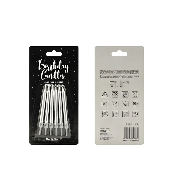 Velas lisas de 6 cm - 6 unidades - Imagen 3