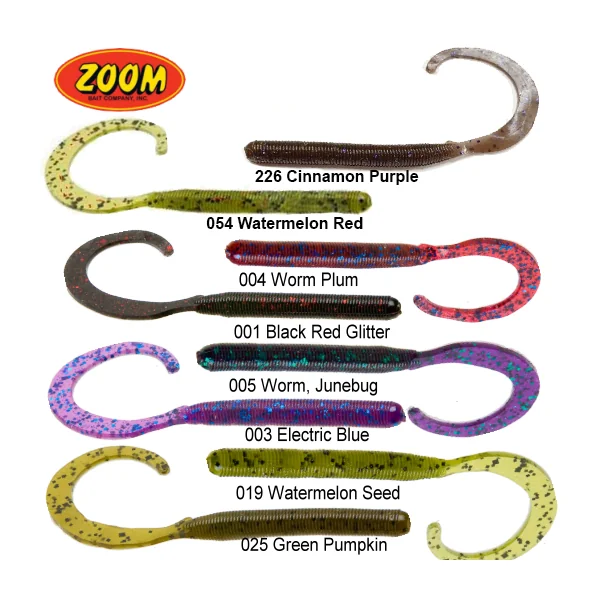 Vinilo Lombriz Zoom Curly Tail