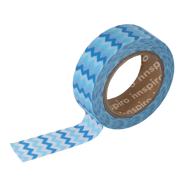 Washi tape de zig zag de 10 m - 1 unidad