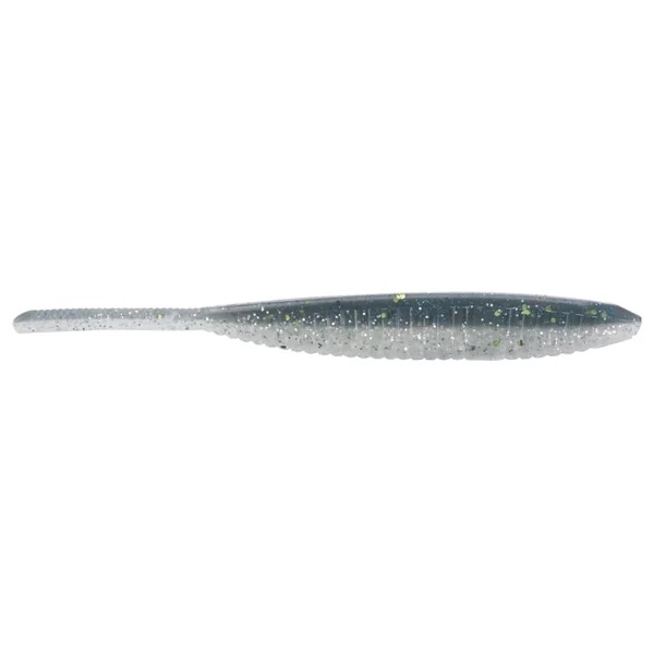 YAMAMOTO SHAD SHAPE WORM 3.75'' GREEN GIZZARD