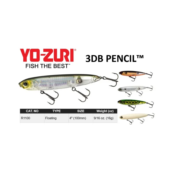 Yo-Zuri 3DB Pencil 100mm