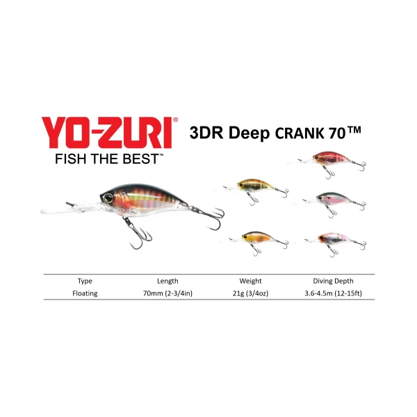 Yo-Zuri 3DR Deep Crank™