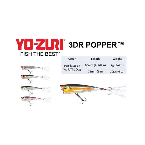 Yo-Zuri 3DR Popper F65