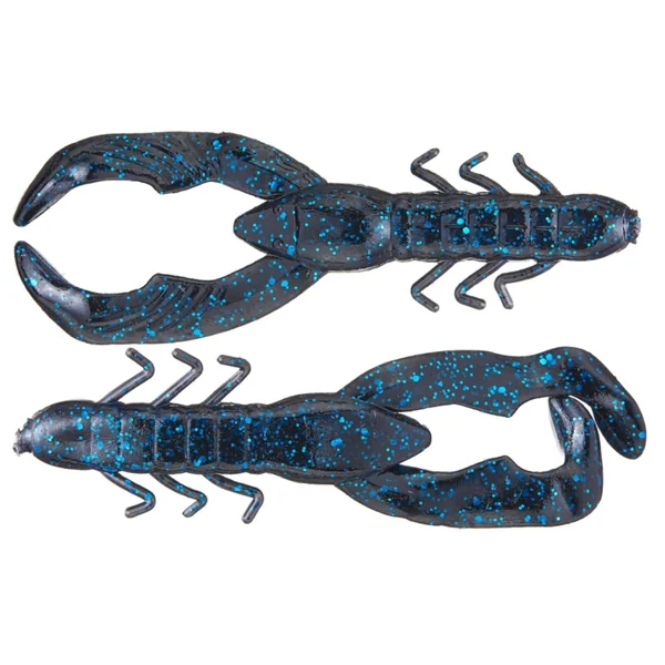 YUM CHRISTIE CRAW 3.5" BLACK BLUE FLAKE