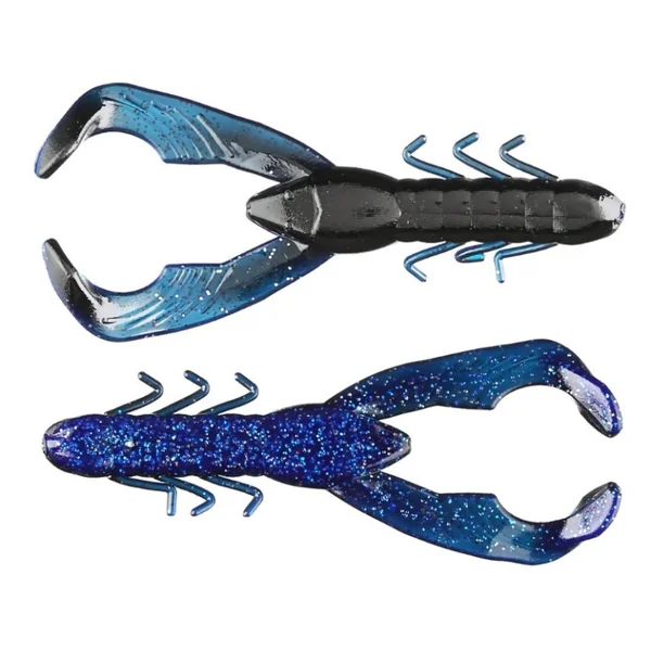 YUM CHRISTIE CRAW 3.5" BLACK BLUE SHADOW