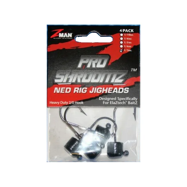 ZMan Finesse Shroomz Ned Rig Jigheads
