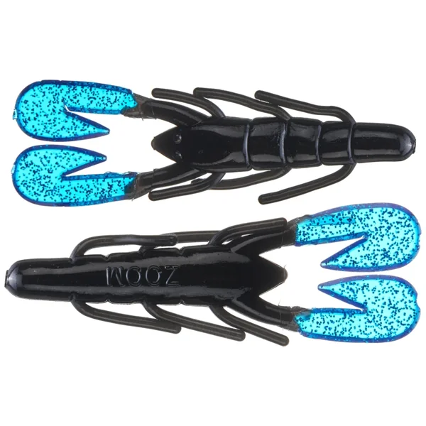 ZOOM ULTRAVIBE SPEED CRAW 3.5" BLACK BLUE CLAW